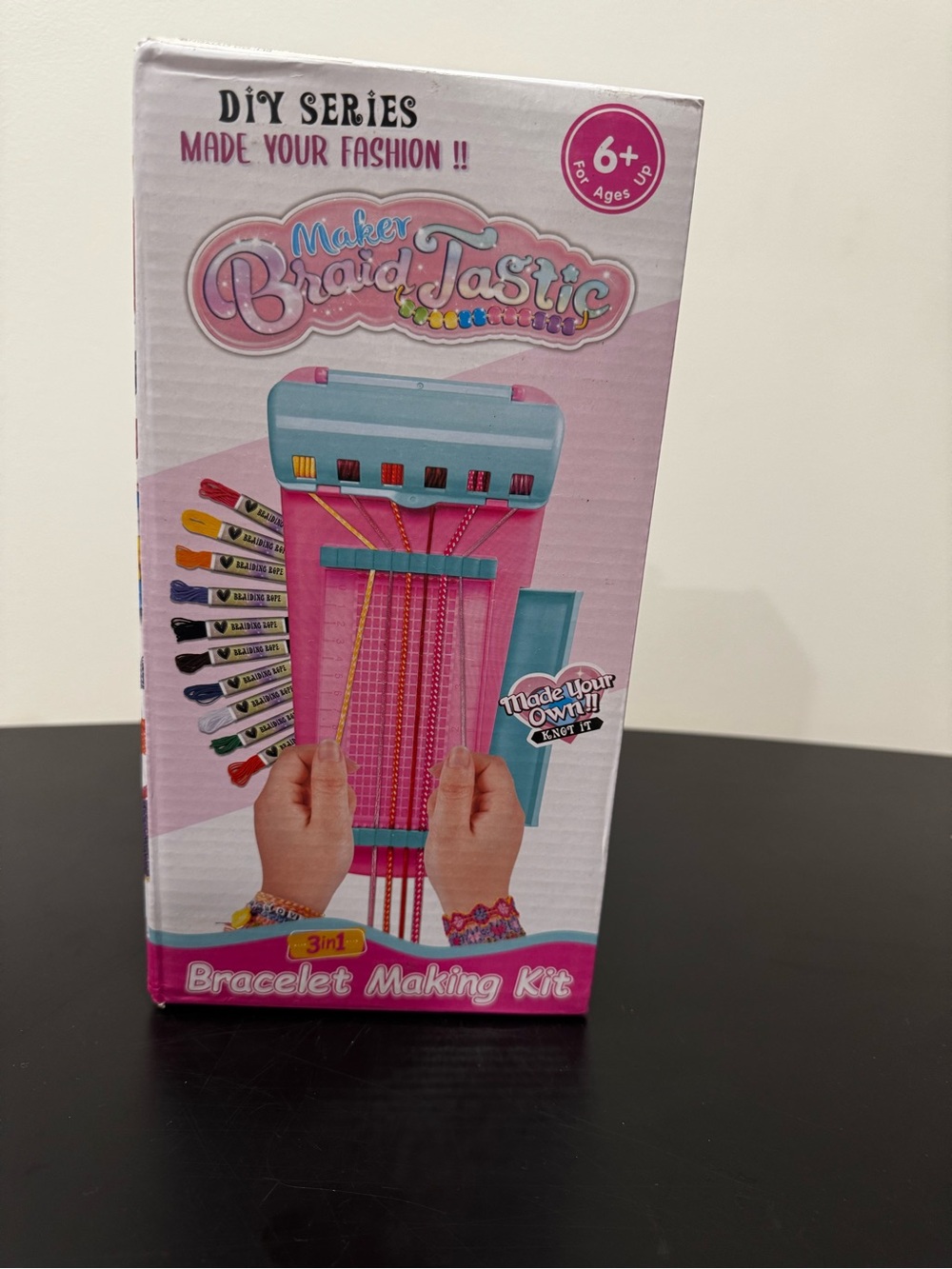 Bracelet Making Kit for Kids - Pink & Teal
